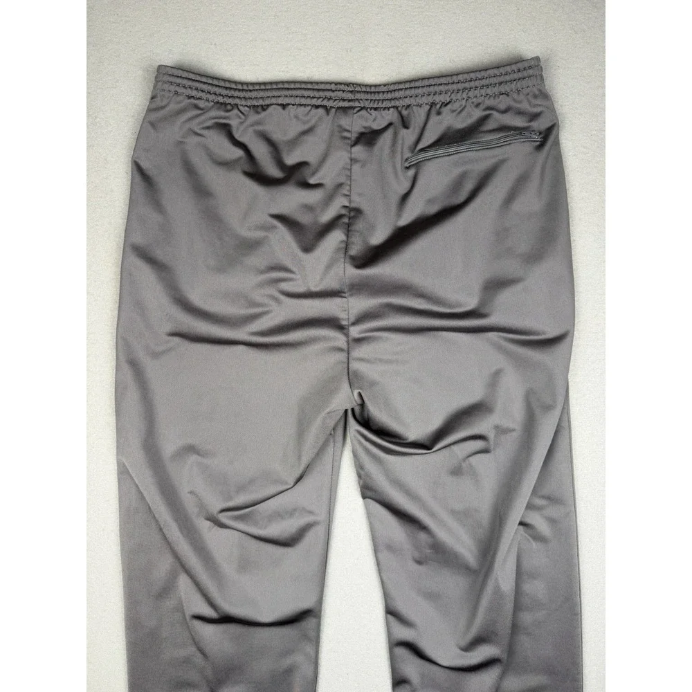 Rare Vintage NIKE Spell Out Box Logo Patch Athletic Track Pants 80s 90s Gray L